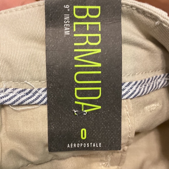 Aeropostale , size 0 khaki shorts new - Picture 5 of 6